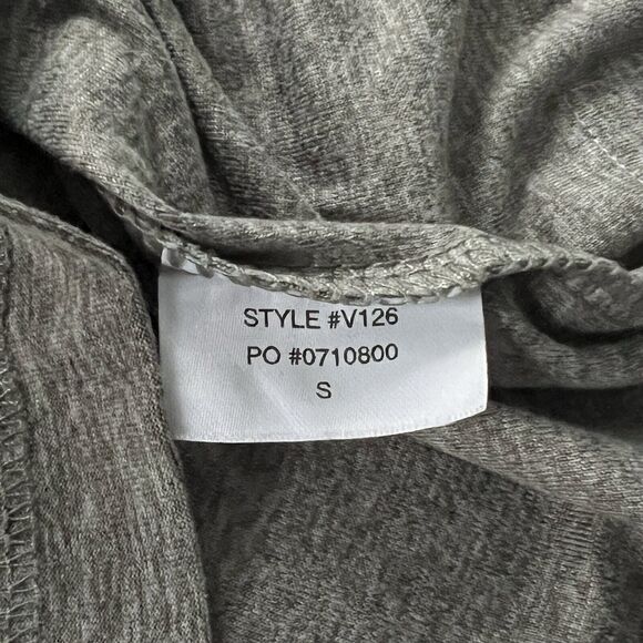 Vuori Men Solid Gray Strato Tech Tee Short Sleeve Performance Crew Shirt V126 S - Picture 5 of 6